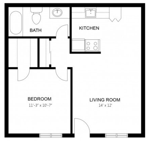5555 East 14th Street Studio-2 Beds Apartment for Rent - Photo Gallery 17